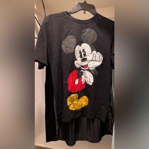 Beautiful Zara Tshirt women #mickymouse#black#red// worn only once